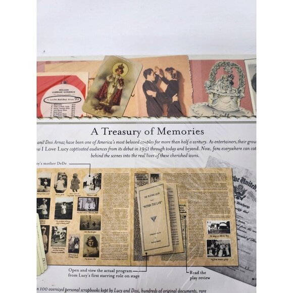 Vintage Lucy & Desi A Real Life Scrapbook Of Americas Favorite TV Couple NEW - Picture 6 of 8